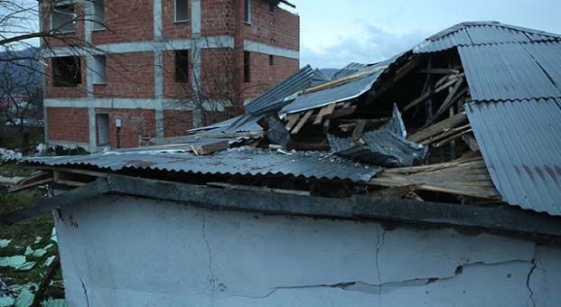Ordu’yu fırtına vurdu: 220 yapı zarar gördü