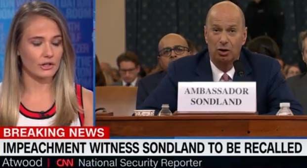 Trump’ın aleyhinde ifade veren ABD’nin AB Büyükelçisi Sondland görevden alındı