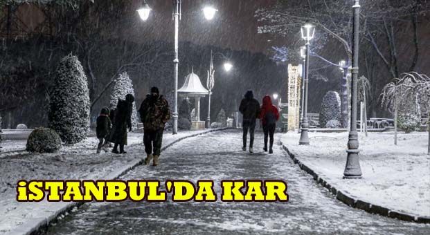 İstanbul’da kar yağışı etkisini artırdı