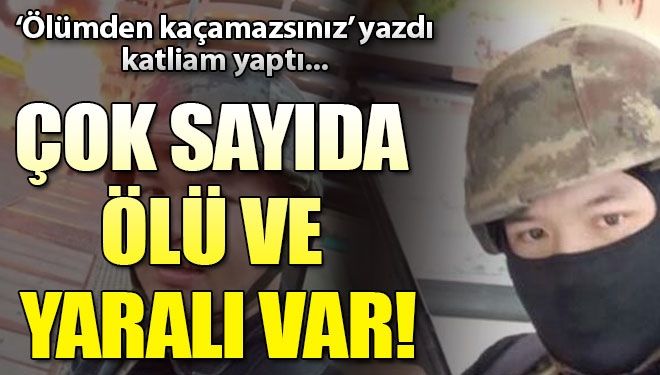 Çok sayıda ölü var…