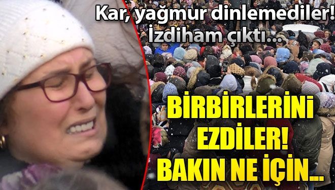 Birbirlerini ezdiler