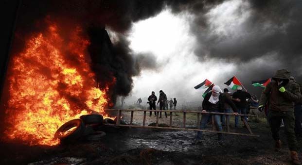 İsrail askerlerinin şehit ettiği Filistinli toprağa verildi