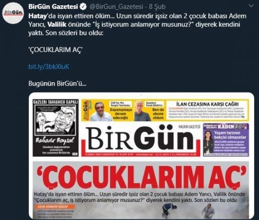 Algı operasyonu tutmadı! CHP’li belediyeden çıkarılan işçi de kendini yaktı