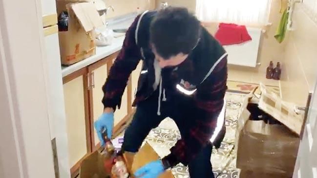 3+1’i sahte içki imalathanesine çevirmişler!