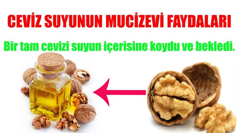 Ceviz suyunun mucizevi faydaları