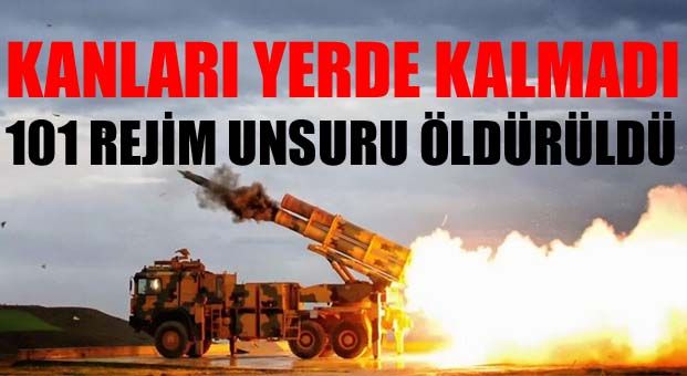 101 rejim unsuru etkisiz hale getirildi