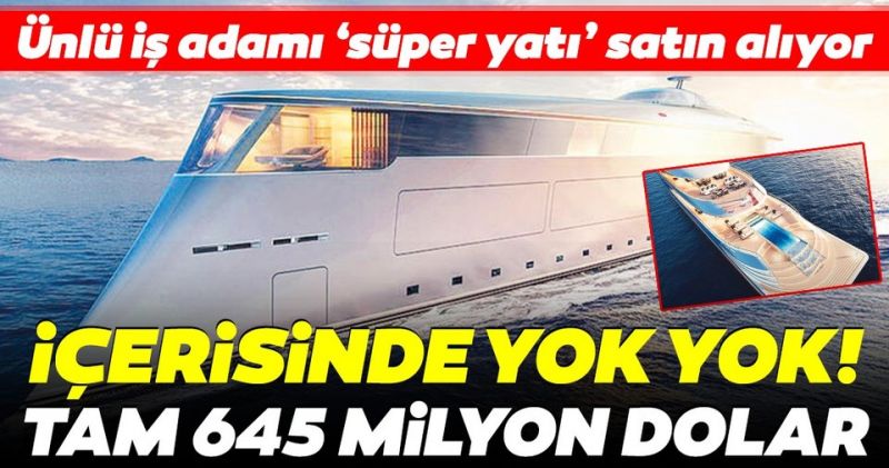 Ünlü iş adamı satın aldı
