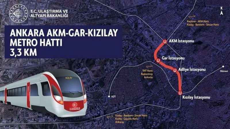 Başkent'e yeni metro hattı! Yarın açılışı yapılıyor... Başkent'e yeni metro hattı! Yarın açılışı yapılıyor...