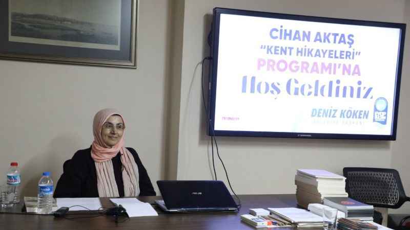 Yazar Cihan Aktaş “Kent Hikayeleri”ni anlattı Yazar Cihan Aktaş “Kent Hikayeleri”ni anlattı