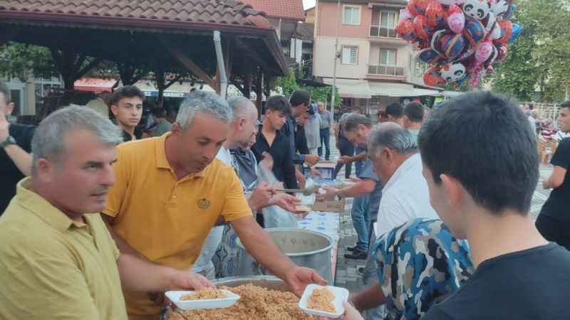 Abdipaşa Keşkek Festivali'nde renkli görüntüler