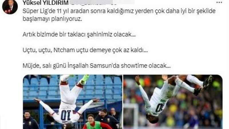 Başkan Yıldırım: “Uçtu, uçtu, Ntcham uçtu demeye çok az kaldı” Başkan Yıldırım: “Uçtu, uçtu, Ntcham uçtu demeye çok az kaldı”