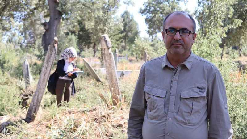 43 mezarlıkta Osmanlı dönemine ait mezar taşları incelendi 43 mezarlıkta Osmanlı dönemine ait mezar taşları incelendi