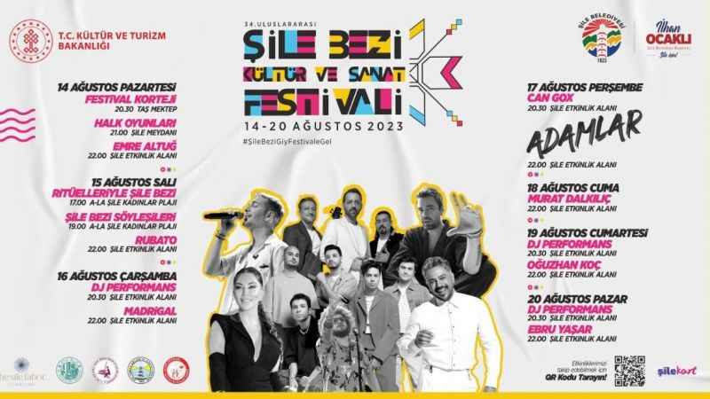 34'üncü Uluslararası Şile Bezi ve Kültür Festivali başlıyor 34'üncü Uluslararası Şile Bezi ve Kültür Festivali başlıyor