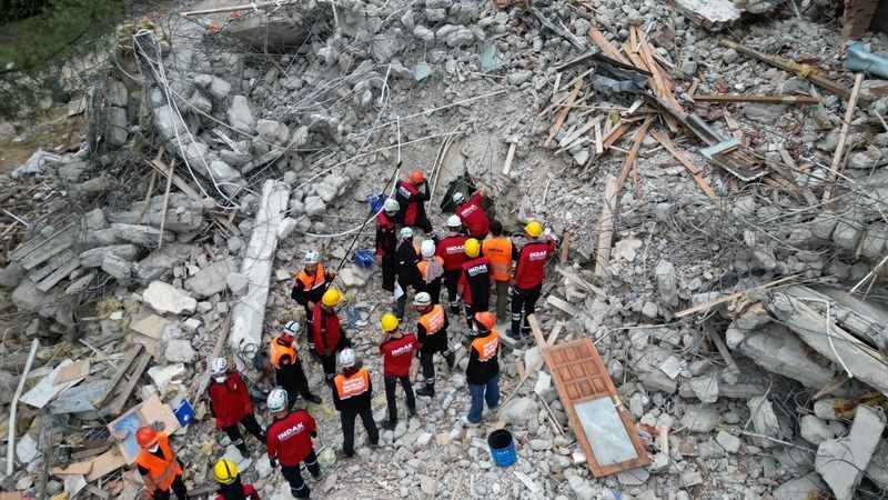 7.2 büyüklüğündeki deprem canlandırıldı 7.2 büyüklüğündeki deprem canlandırıldı