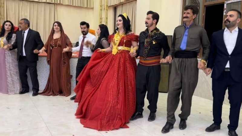 Geline kilolarca altın, damada ise 2 milyon TL takıldı