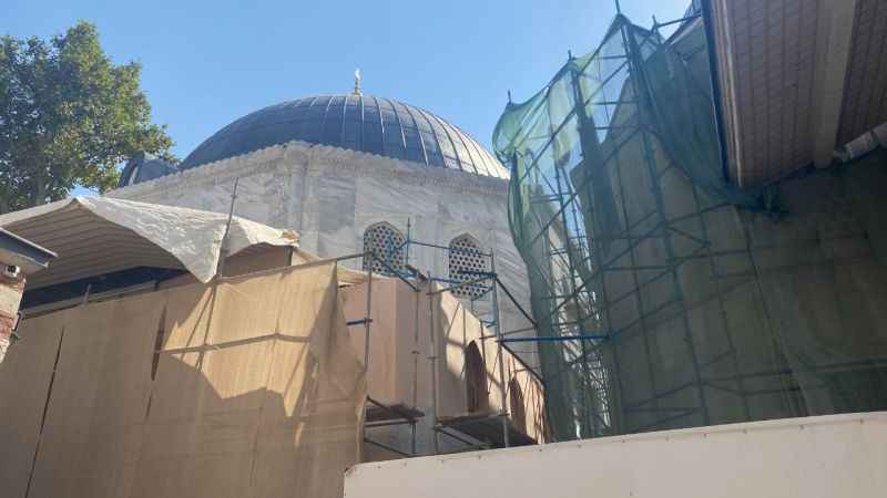 Ayasofya-i Kebir Camii Şerifi’nde restorasyon başladı Ayasofya-i Kebir Camii Şerifi’nde restorasyon başladı