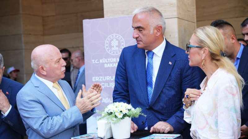 Palandöken Kültür Yolu Festivali Bakan Ersoy'un katılımıyla başladı Palandöken Kültür Yolu Festivali Bakan Ersoy'un katılımıyla başladı