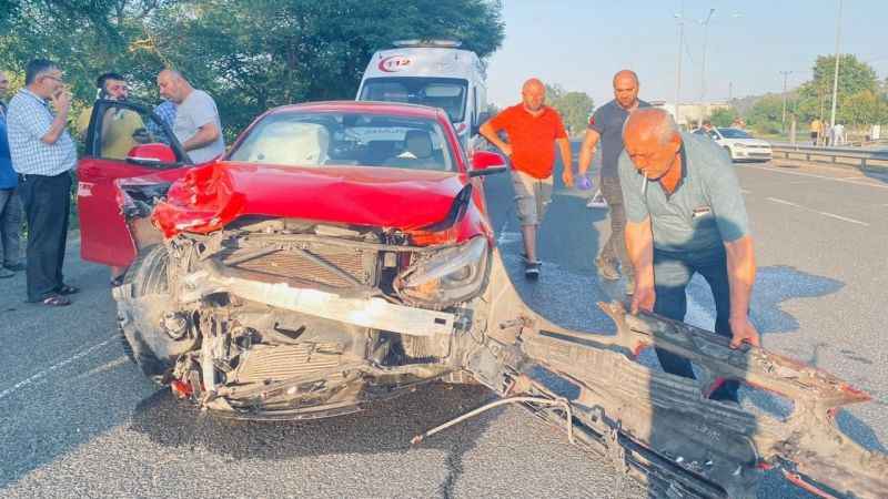 Ordu’da trafik kazası: 1'i polis 3 yaralı