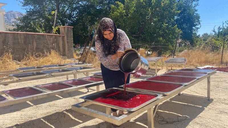 Girişimci kadın tescilli sumak ekşisi üretiyor Girişimci kadın tescilli sumak ekşisi üretiyor