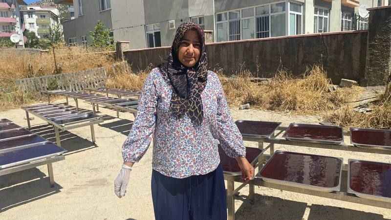 Girişimci kadın tescilli sumak ekşisi üretiyor Girişimci kadın tescilli sumak ekşisi üretiyor