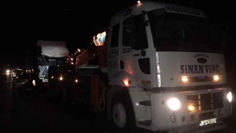 Mardin'de tır kazası: 1 ağır yaralı