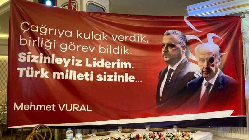 İYİ Parti'den istifa eden 62 üye MHP’ye katıldı