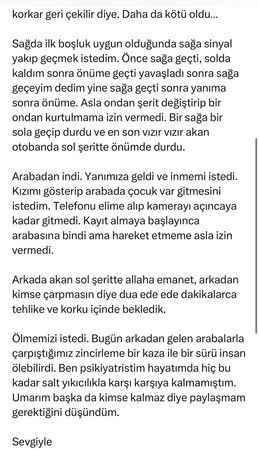 İstanbul’da kadın psikiyatrist trafikte çocuğuyla birlikte dehşeti yaşadı İstanbul’da kadın psikiyatrist trafikte çocuğuyla birlikte dehşeti yaşadı