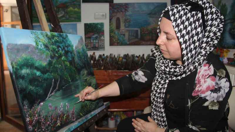 Doktor tavsiyesi ile meslek sahibi oldu