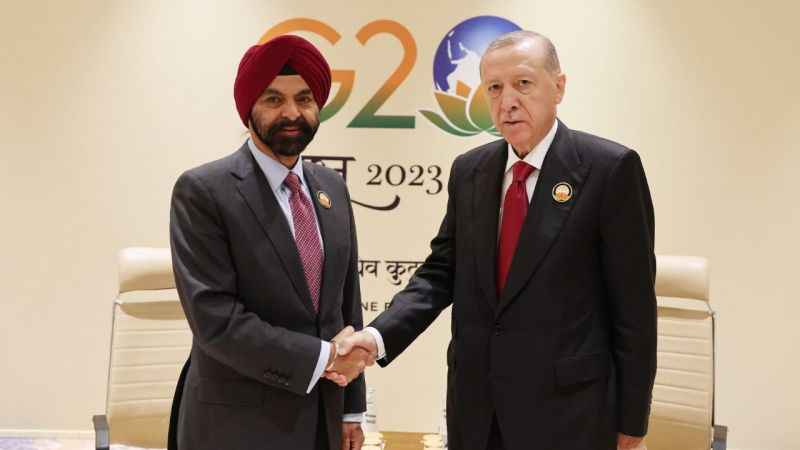 Cumhurbaşkanı Erdoğan, Dünya Bankası Başkanı Banga ile görüştü Cumhurbaşkanı Erdoğan, Dünya Bankası Başkanı Banga ile görüştü