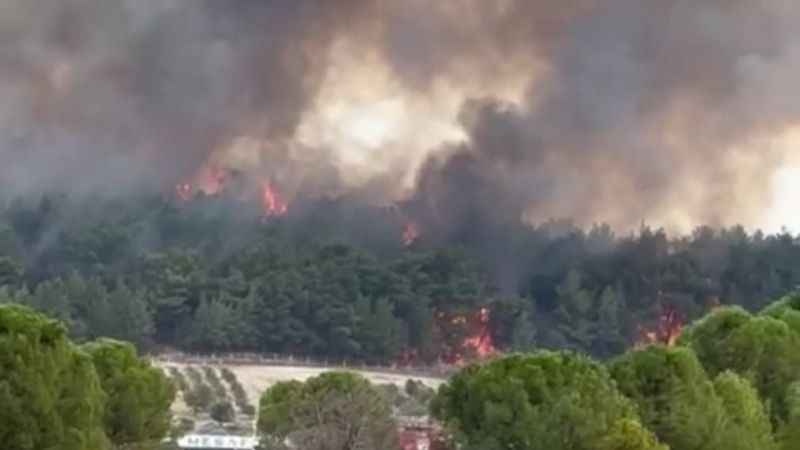 İzmir’deki orman yangını kontrol altında İzmir’deki orman yangını kontrol altında