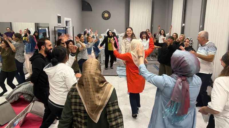 Eğlenerek nefes almayı öğreniyorlar