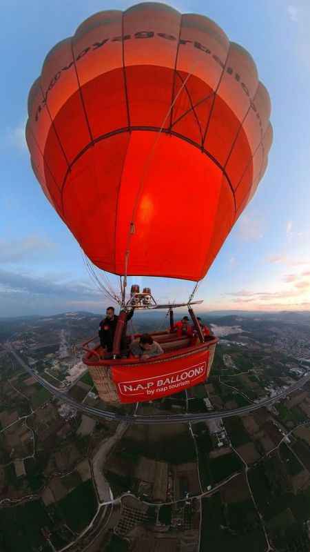 Yatağan’da balon turizmi için test uçuşları başladı