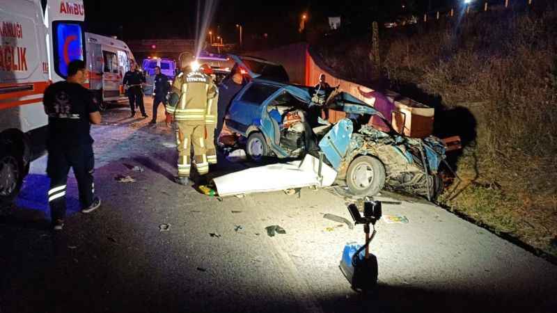 Ankara'daki kazada iki kişi hayatını kaybetti