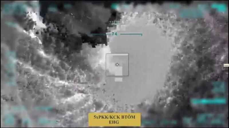 Terör örgütü PKK'ya ait 13 hedef imha edildi Terör örgütü PKK'ya ait 13 hedef imha edildi