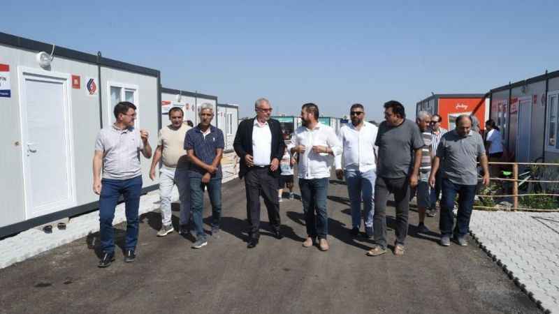 Başkan Yavaş ‘Sındırgı’ konteyner kentine gitti