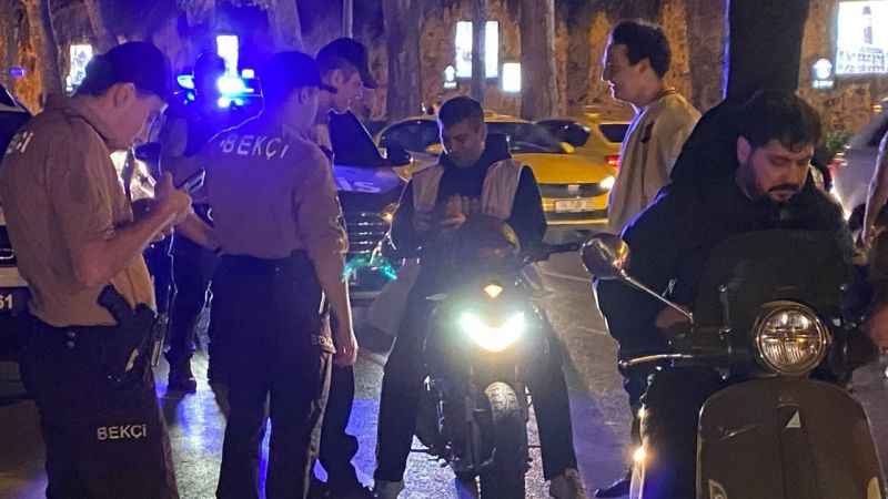 İstanbul’da motosiklet sürücülerine yönelik asayiş uygulaması gerçekleştirildi