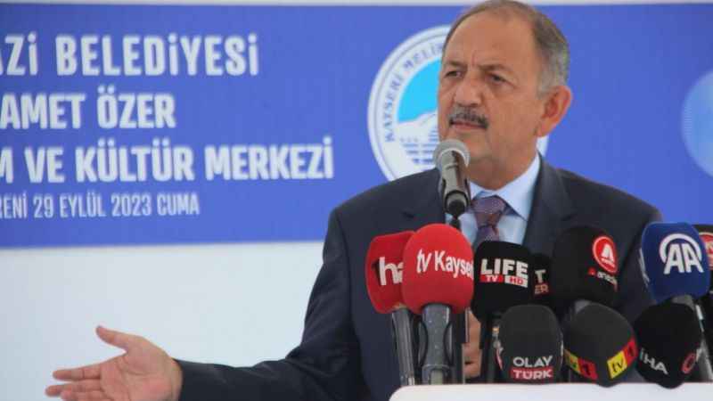 Bakan Özhaseki: 