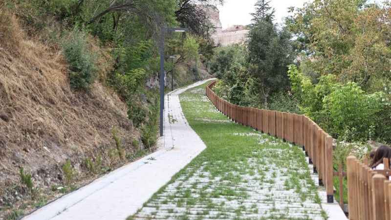 Hisar Yürüyüş Yolu hizmete açıldı Hisar Yürüyüş Yolu hizmete açıldı