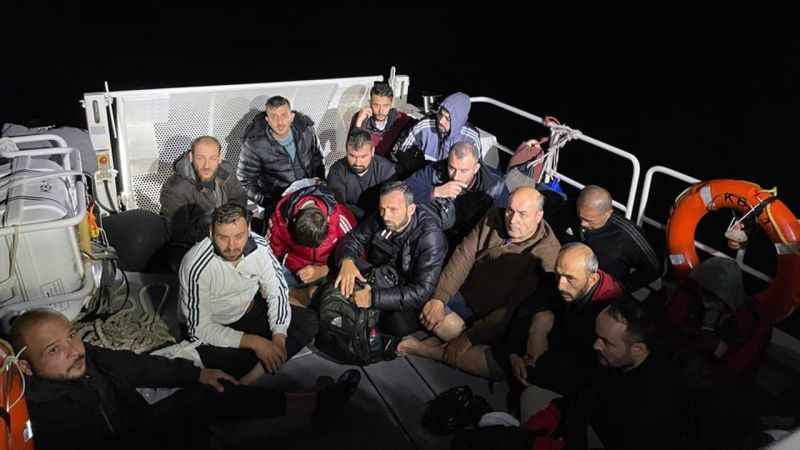 Datça’da 46 düzensiz göçmen ve bir göçmen kaçakçılığı şüphelisi yakalandı