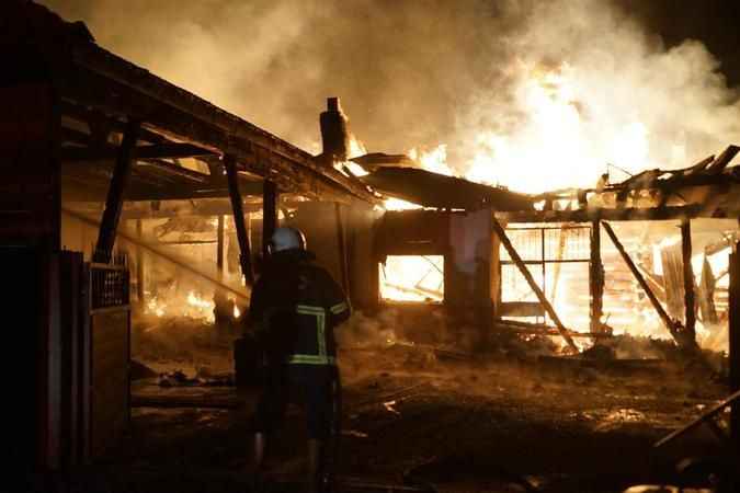 Kastamonu’da alevler geceyi aydınlattı: 2 ev ve 22 büyükbaş hayvan yandı
