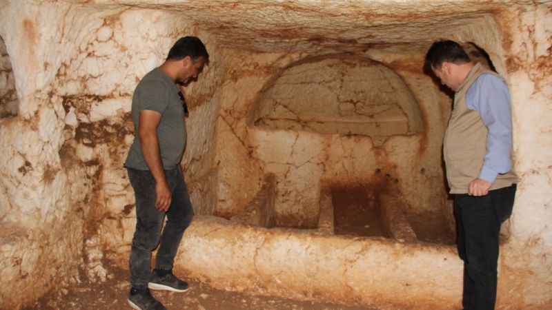 Perre Antik Kent'in en büyük yazıtlı mezarı bulundu