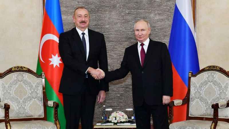 Aliyev ve Putin Bişkek’te bir araya geldi Aliyev ve Putin Bişkek’te bir araya geldi