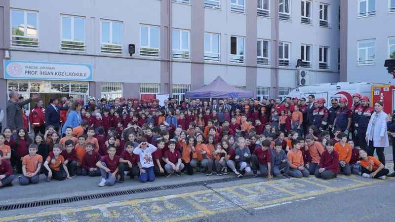 Trabzon'da gerçeği aratmayan tatbikat