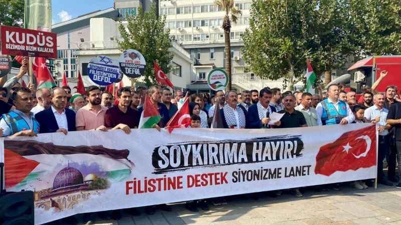 Denizliler Filistin'e destek için yürüdü