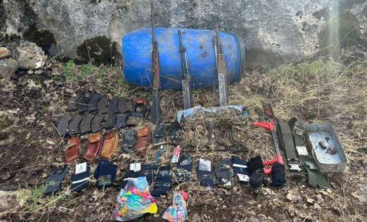 Gabar Dağı'nda PKK'nın silah deposu olarak kullandığı iki sığınak imha edildi
