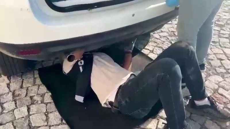 Stepne içerisinde 1 kilo 567 gram metamfetamin ele geçirildi