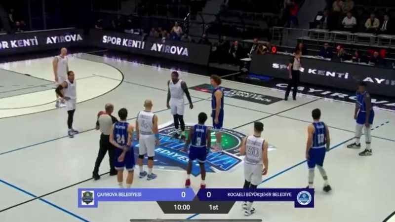 Basketbol maçında İsrail protesto edildi