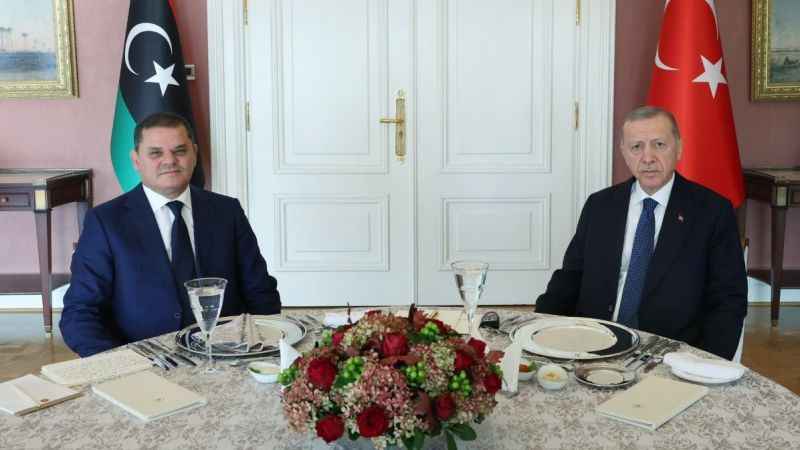Erdoğan-Dibeybe görüşmesi sona erdi Erdoğan-Dibeybe görüşmesi sona erdi
