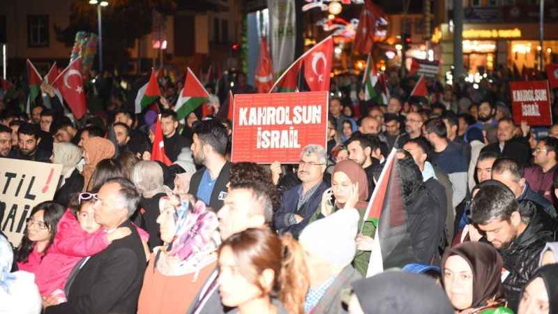 Kastamonu’da Filistin’e destek yürüyüşü yapıldı Kastamonu’da Filistin’e destek yürüyüşü yapıldı