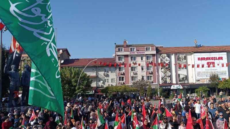 Bartın'dan İsrail'e tepki Bartın'dan İsrail'e tepki